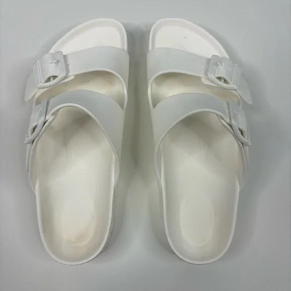 Birkenstock Arizona Essentials White Sandal Women’s 6 - Picture 4 of 12